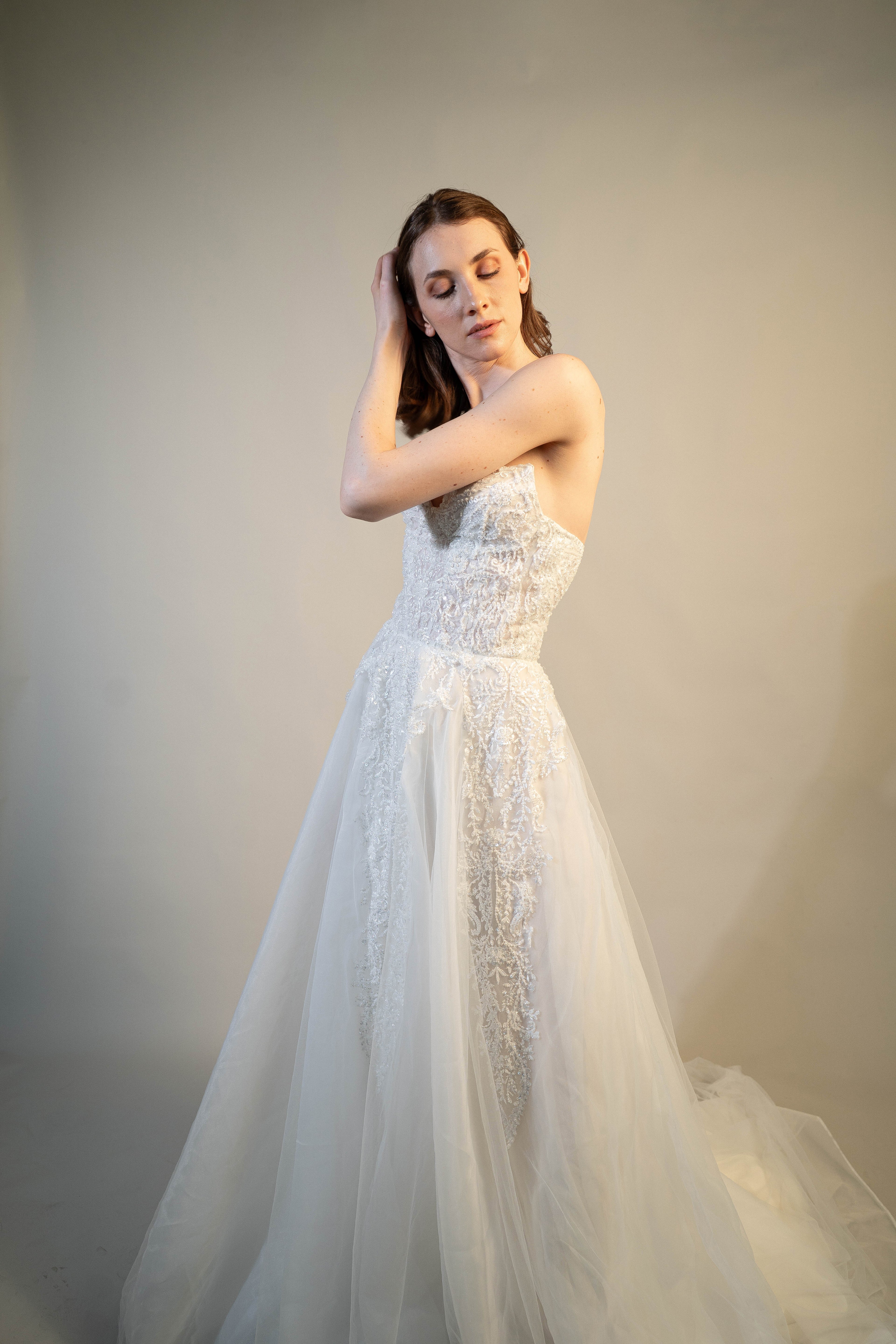 Caitlin Beaded Gown
