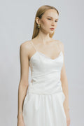 Dream Girl White Romantic Lace Cami Top